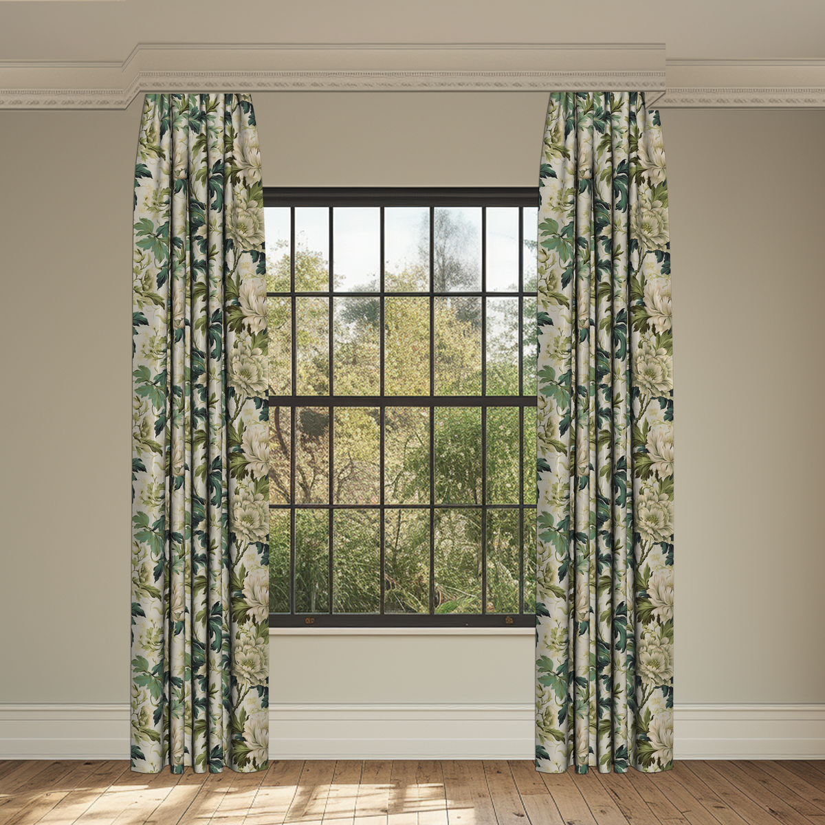 Forevermore Green Made to Measure Curtains