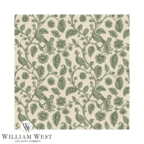 Atlanta Fabrics Foxglove Walk Fern Fabric | Atlanta Fabrics