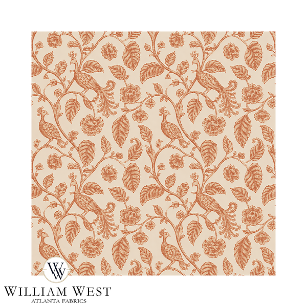 Atlanta Fabrics Foxglove Walk Spice Fabric | Atlanta Fabrics