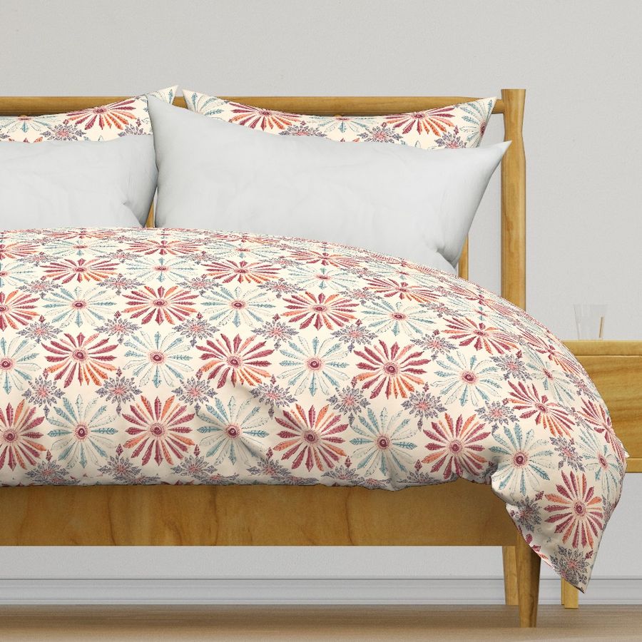 Frosty Aire Peppermint Duvet Cover