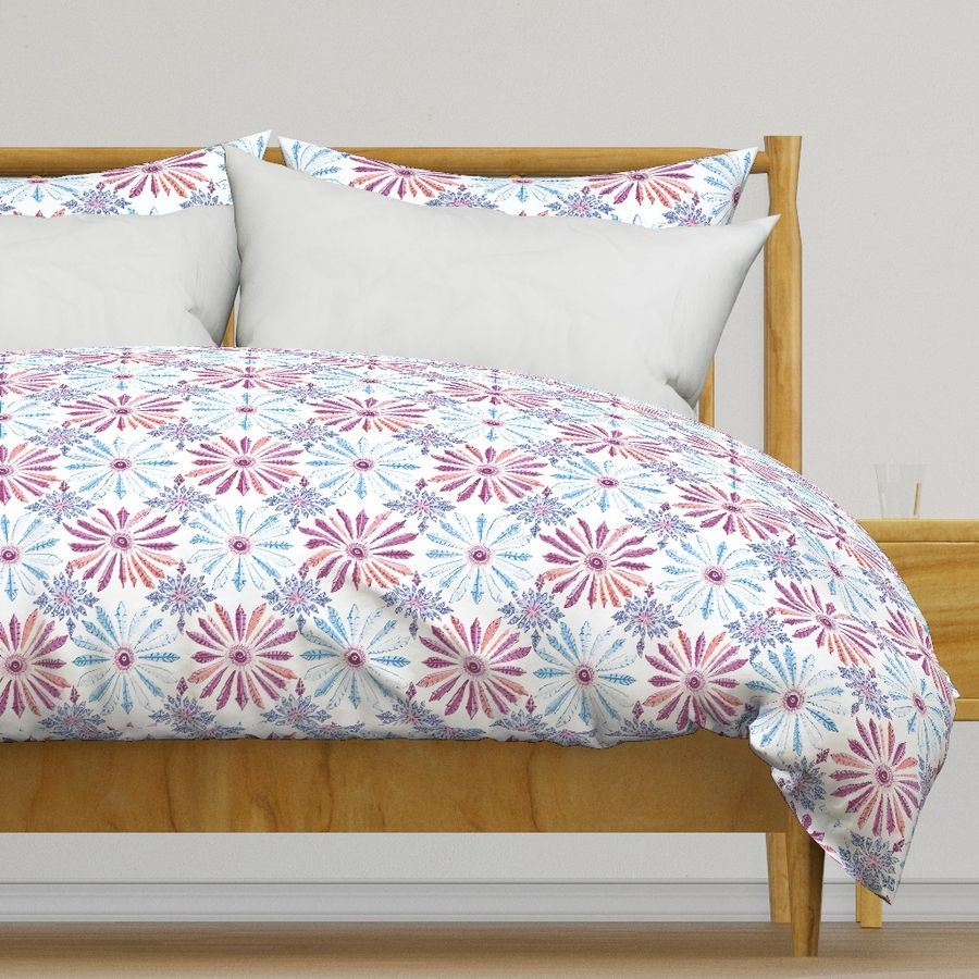Frosty Aire Winter Duvet Cover