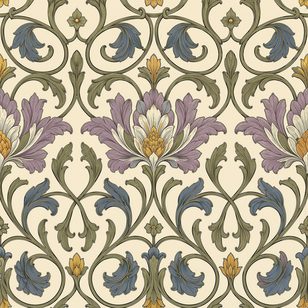 Garden Arabesque Lilac