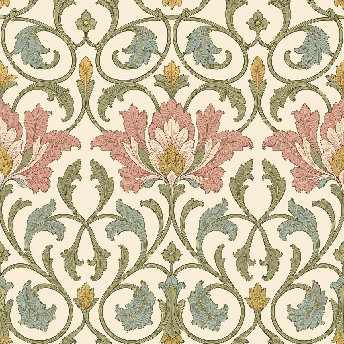 Garden Arabesque Pink