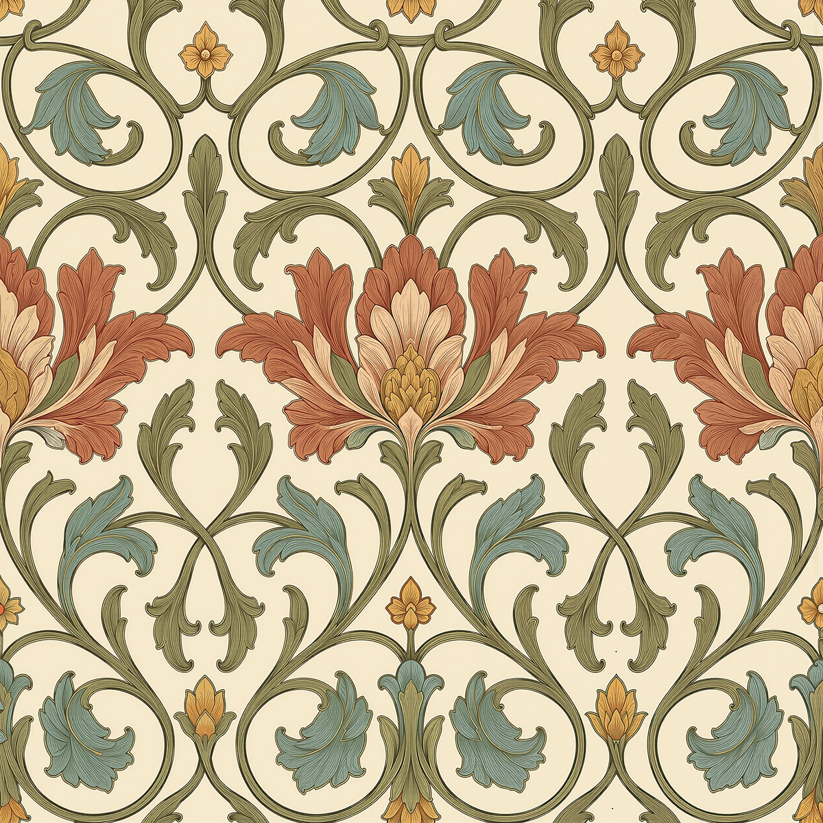Garden Arabesque Russet