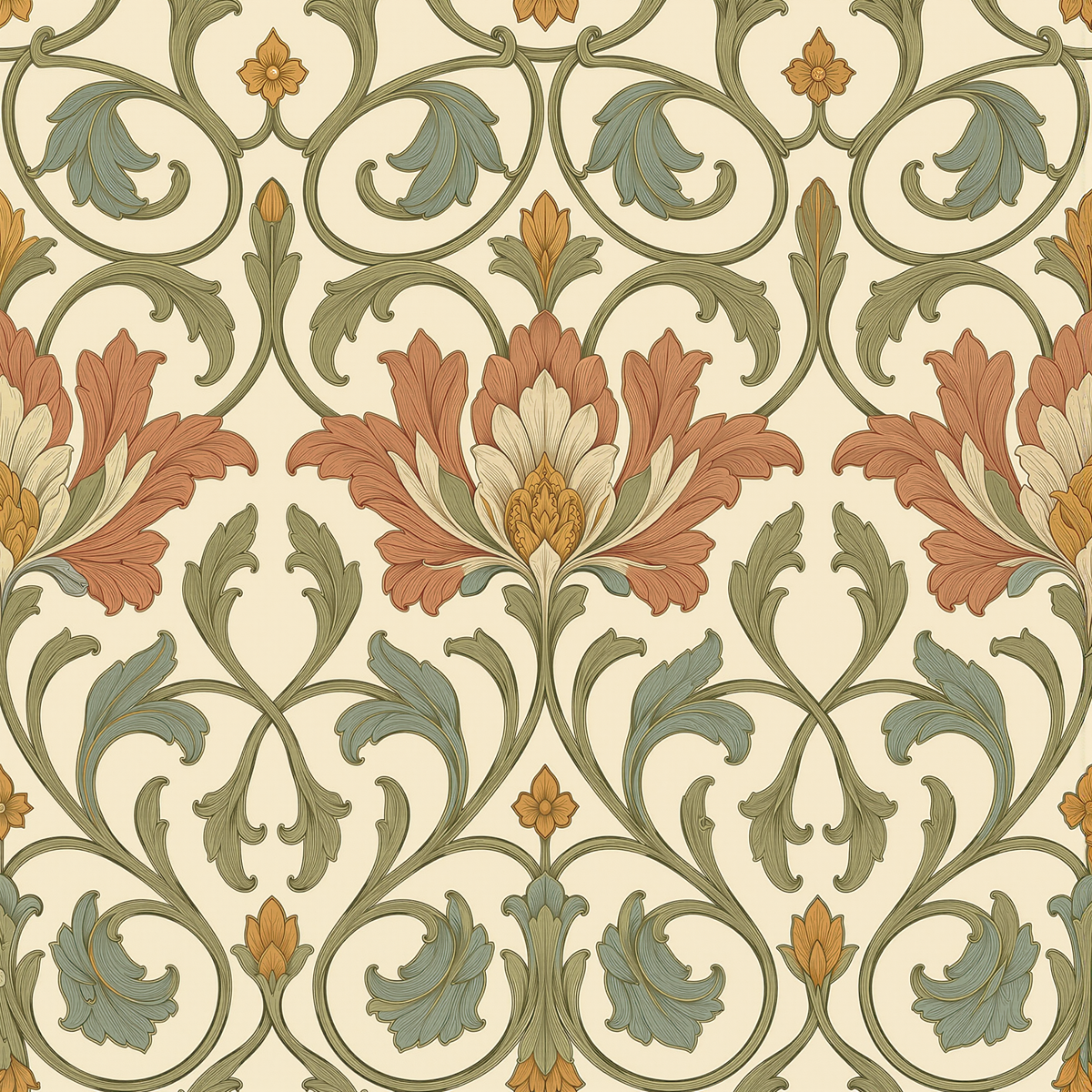 Garden Arabesque Terracotta