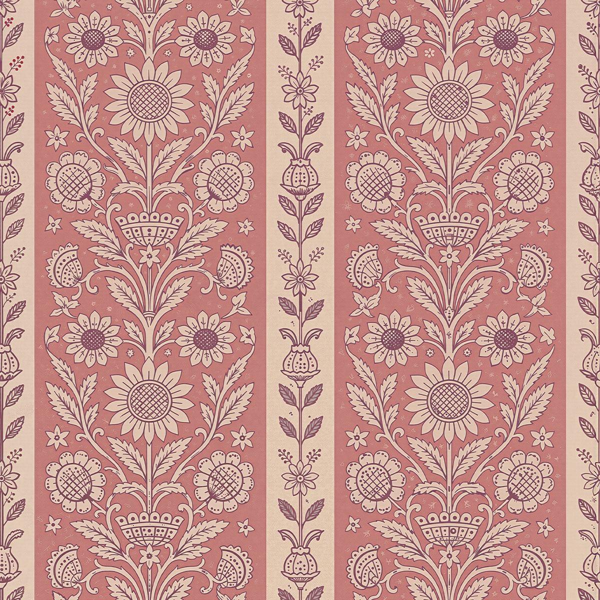 Garden Stripe Pink