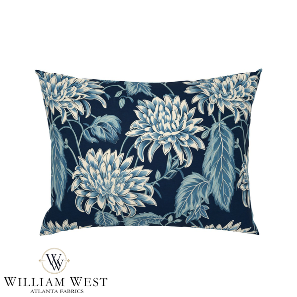 Atlanta Fabrics Georgina Blue Fabric | Atlanta Fabrics