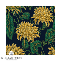Atlanta Fabrics Georgina Gold Fabric | Atlanta Fabrics