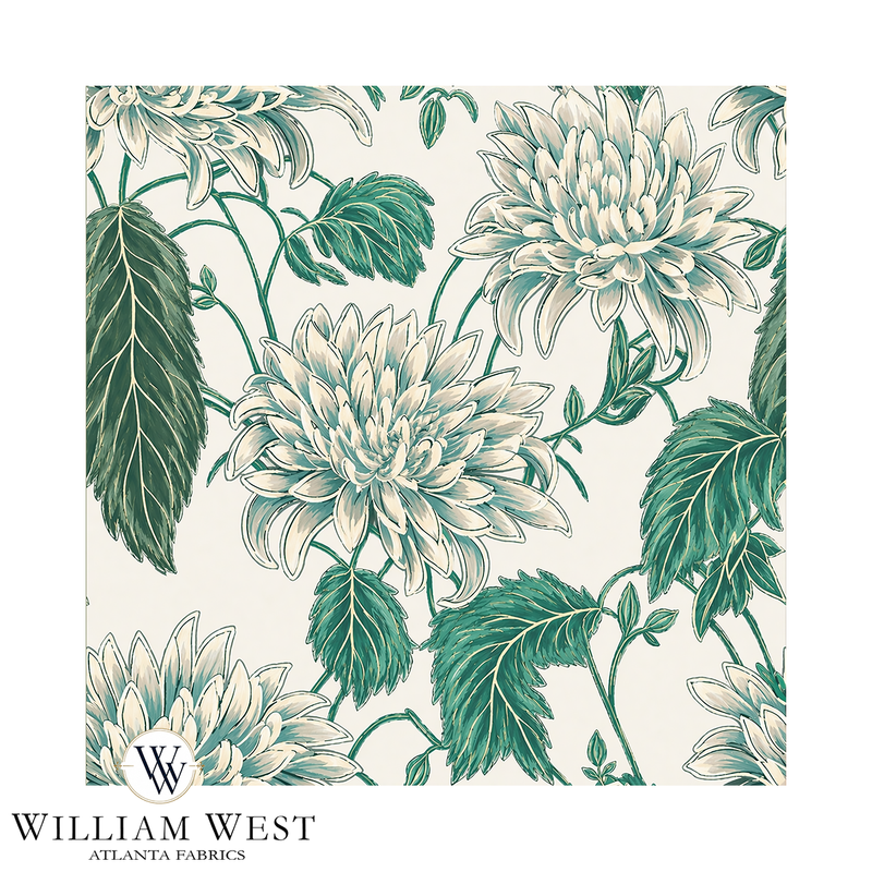 Atlanta Fabrics Georgina Jade Fabric | Atlanta Fabrics