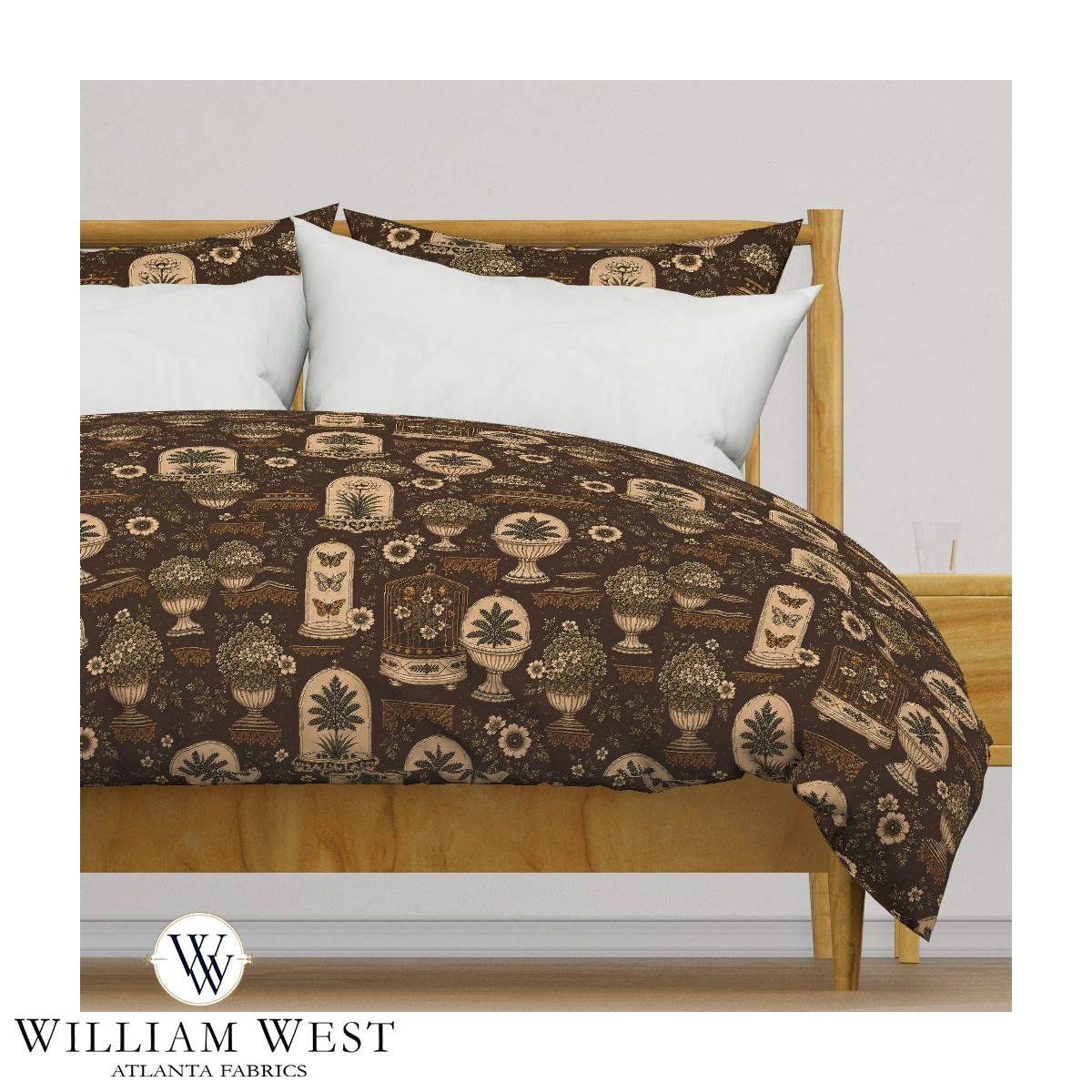 Atlanta Fabrics Glensheen Espresso Fabric | Atlanta Fabrics