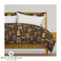 Atlanta Fabrics Glensheen Espresso Fabric | Atlanta Fabrics