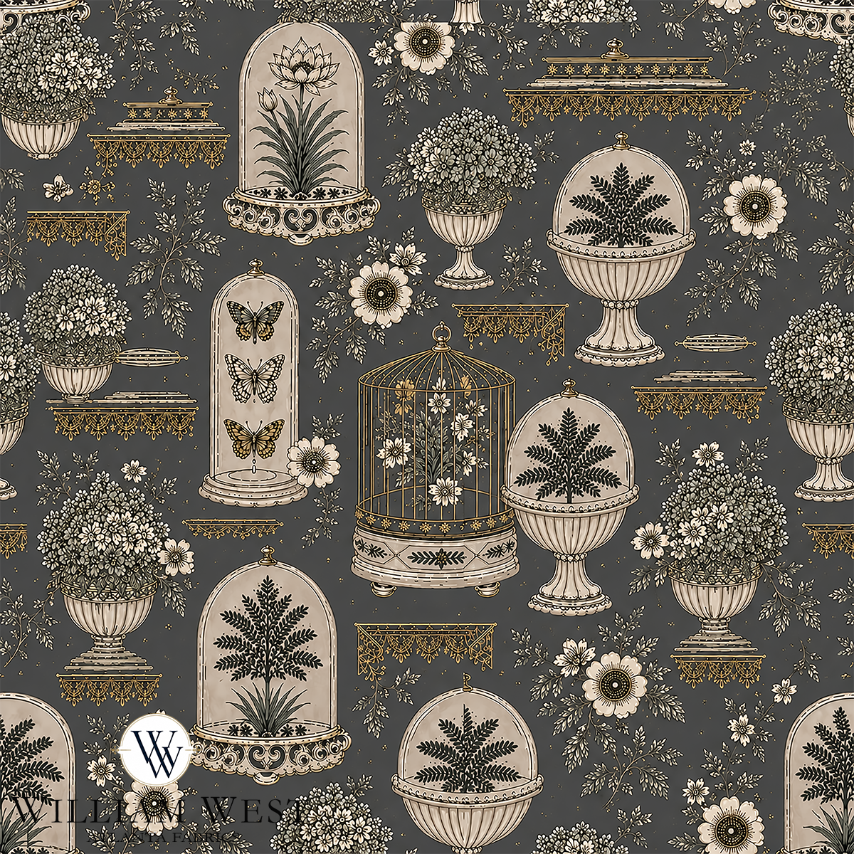 Atlanta Fabrics Glensheen Graphite Fabric | Atlanta Fabrics