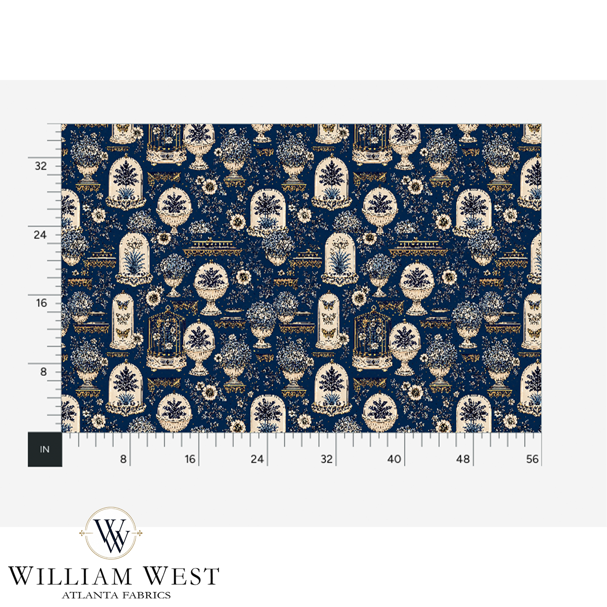 Atlanta Fabrics Glensheen Midnight Fabric | Atlanta Fabrics