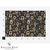 Atlanta Fabrics Glensheen Noir Fabric | Atlanta Fabrics
