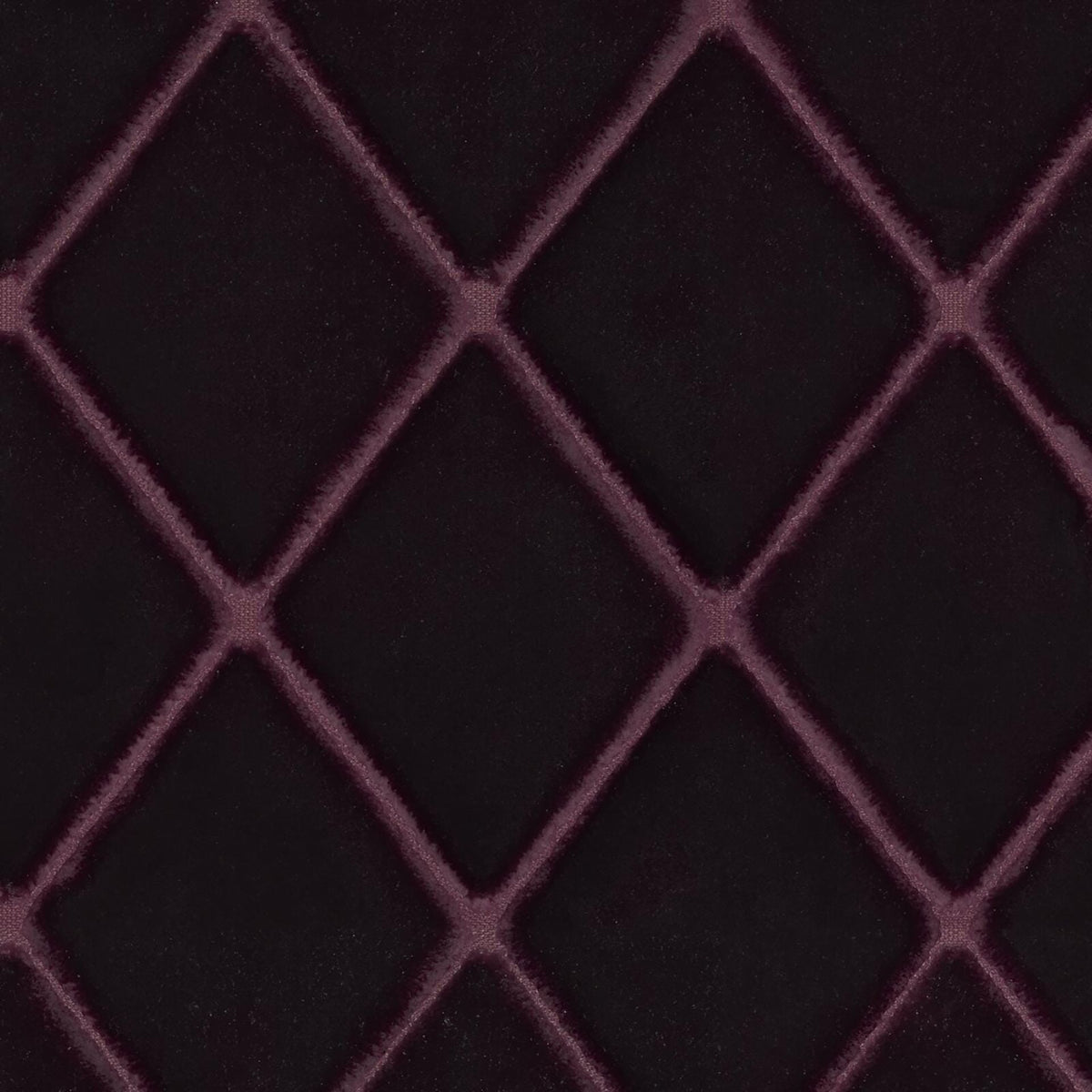 RM Coco Harlequin Performance Velvet / Aubergine Fabric | Atlanta Fabrics