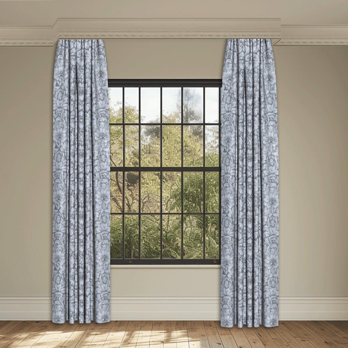 Hayward Grey Made to Measure Curtains