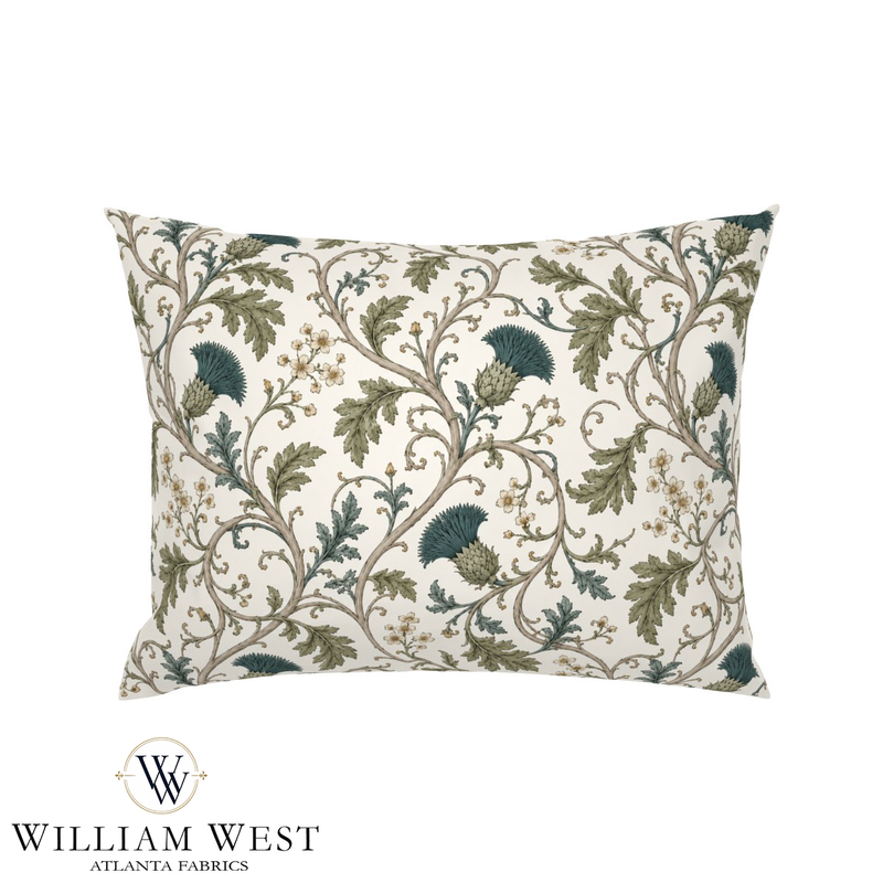 Atlanta Fabrics Heatherwick Vine Sage Fabric | Atlanta Fabrics