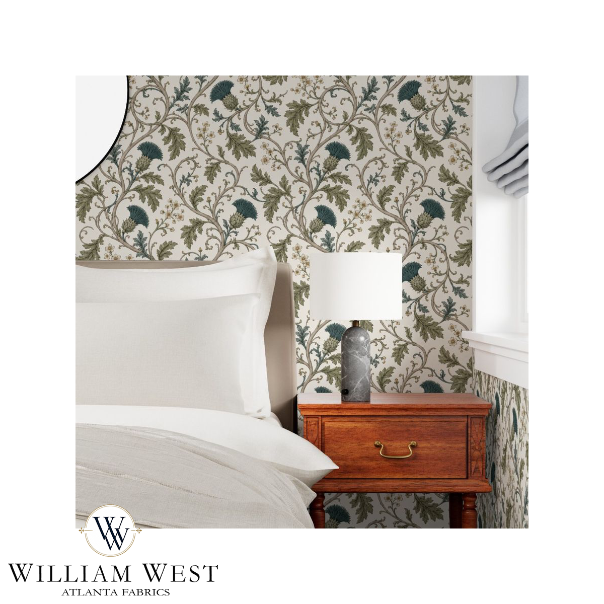 Heatherwick Vine Sage Wallpaper
