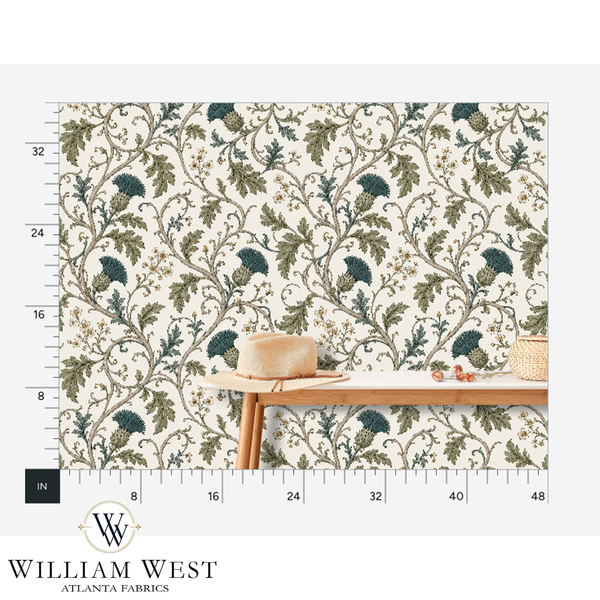 Heatherwick Vine Sage Wallpaper