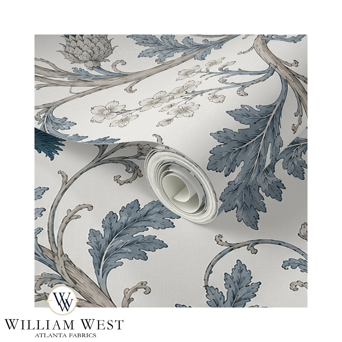 Heatherwick Vine Teal Wallpaper
