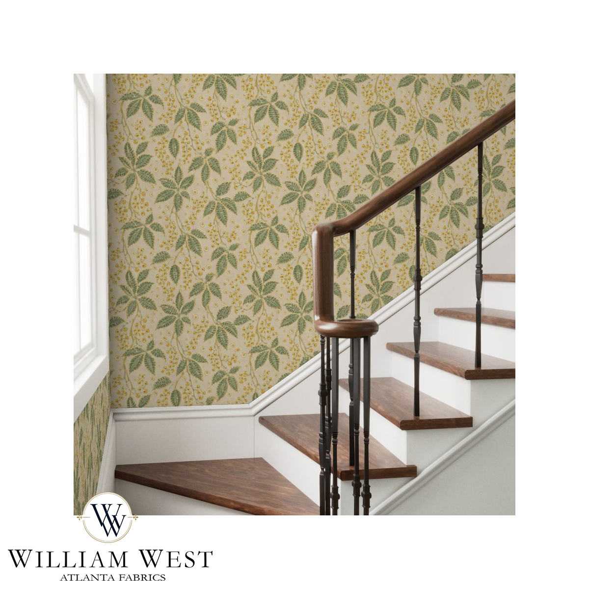 Hedgerow Berries Parchment Wallpaper