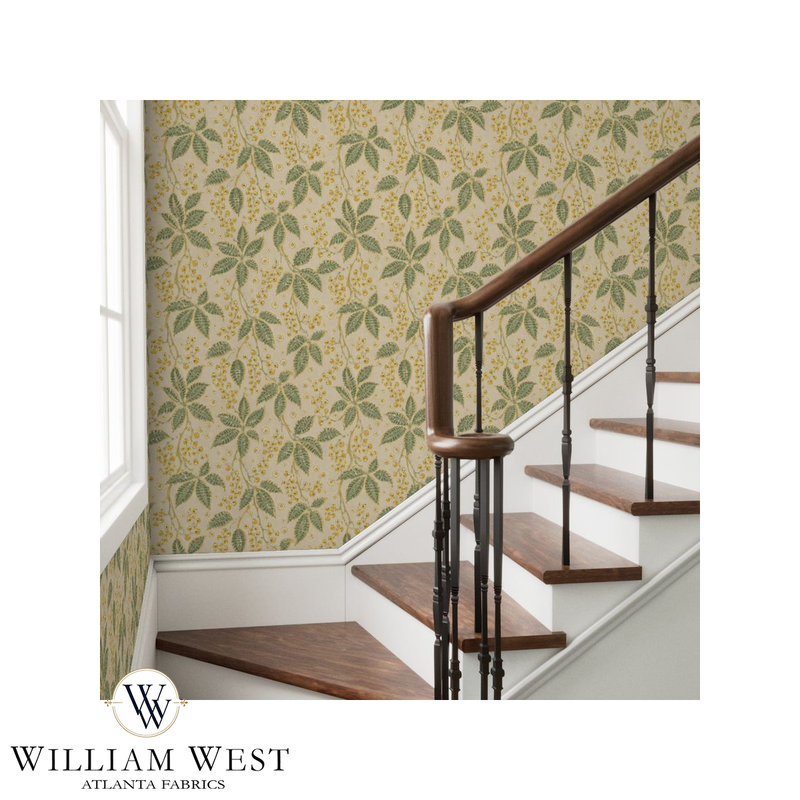 Hedgerow Berries Parchment Wallpaper