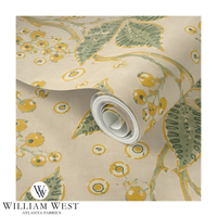 Hedgerow Berries Parchment Wallpaper