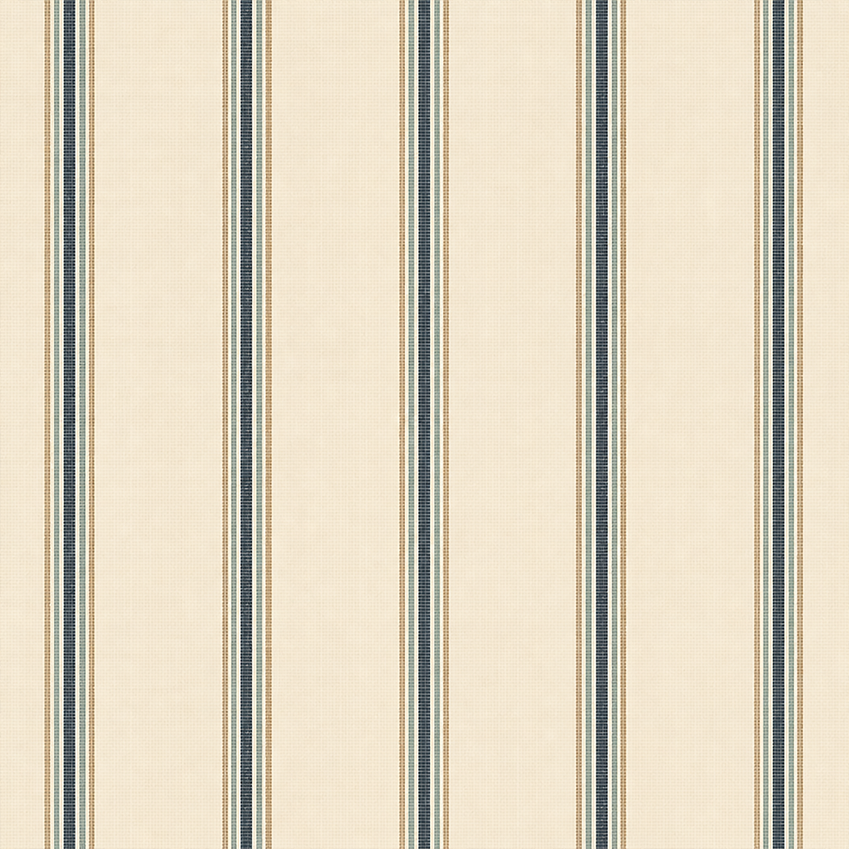 Atlanta Fabrics Heritage Ticking Stripe Indigo Fabric | Atlanta Fabrics