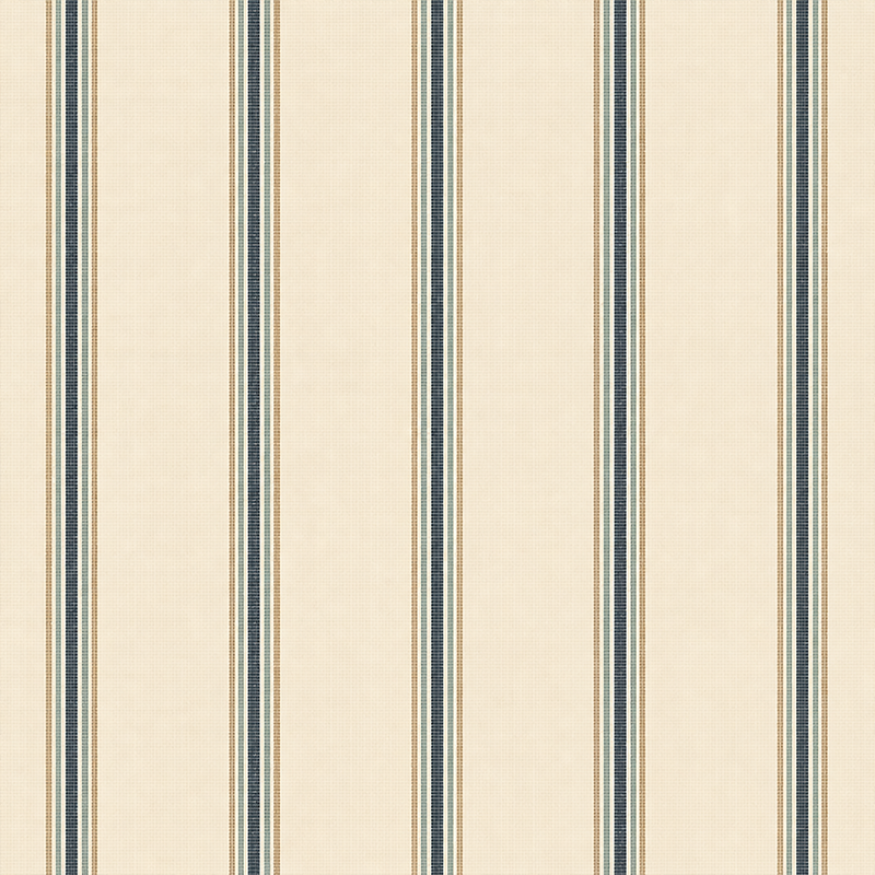 Atlanta Fabrics Heritage Ticking Stripe Indigo Fabric | Atlanta Fabrics