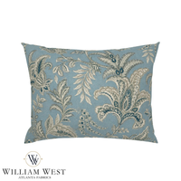 Atlanta Fabrics Indienne Paisley Blue Fabric | Atlanta Fabrics