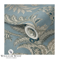 Indienne Paisley Blue Wallpaper