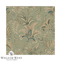 Indienne Paisley Sage Wallpaper