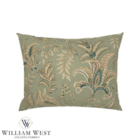 Atlanta Fabrics Indienne Paisley Sage Fabric | Atlanta Fabrics