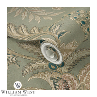 Indienne Paisley Sage Wallpaper