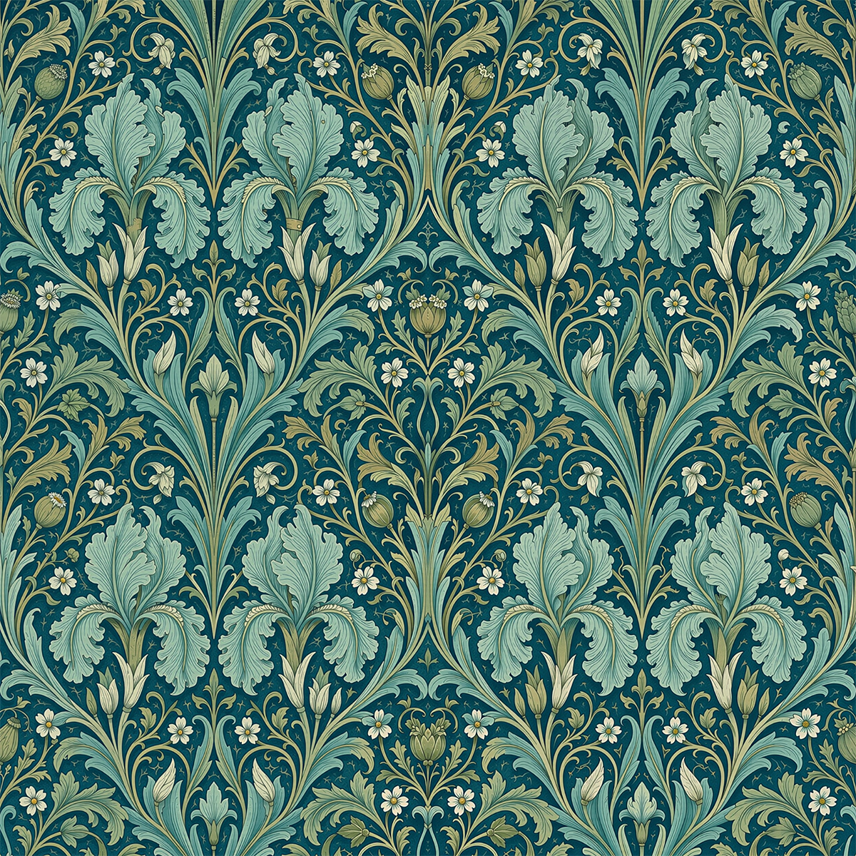 Iris Arabesque Petrol