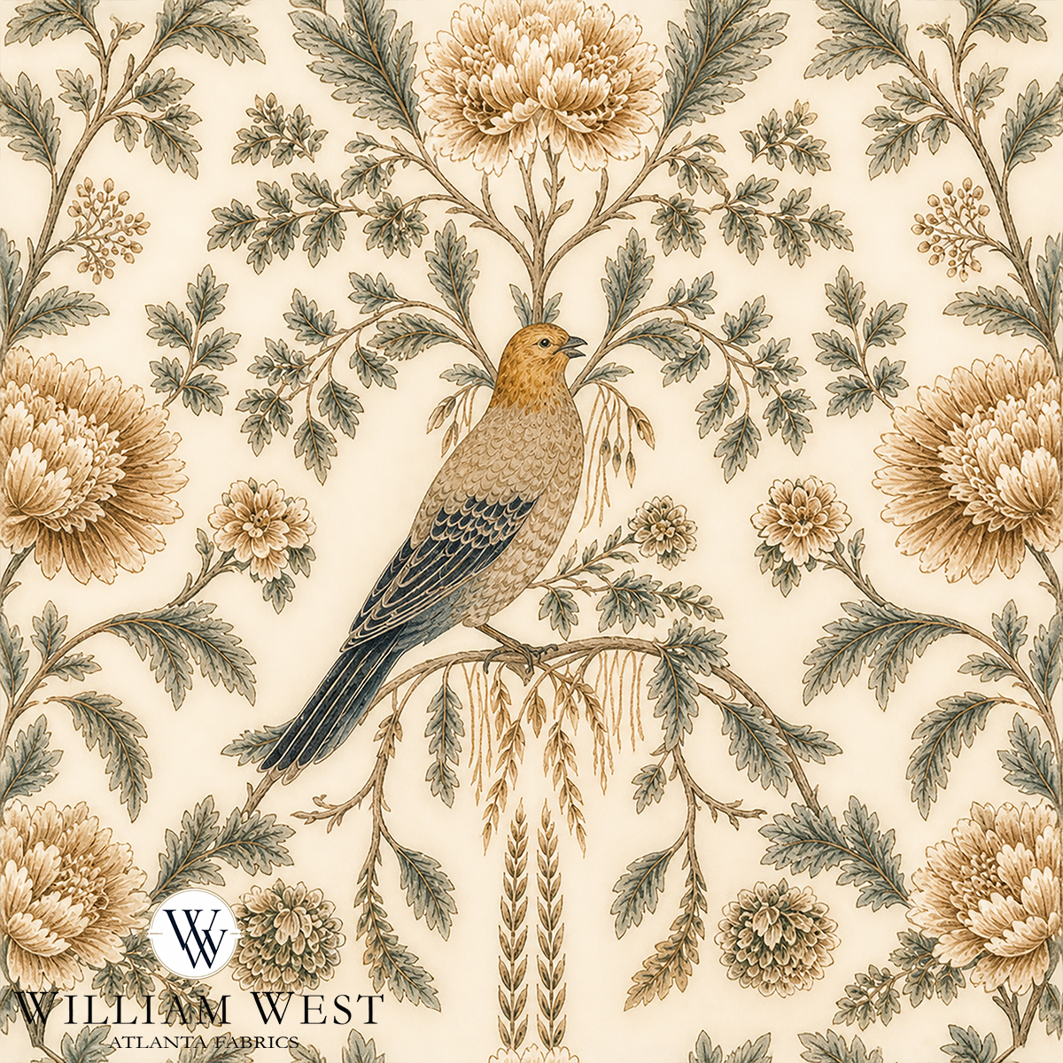 Atlanta Fabrics Ironwood Lane Caramel Fabric | Atlanta Fabrics