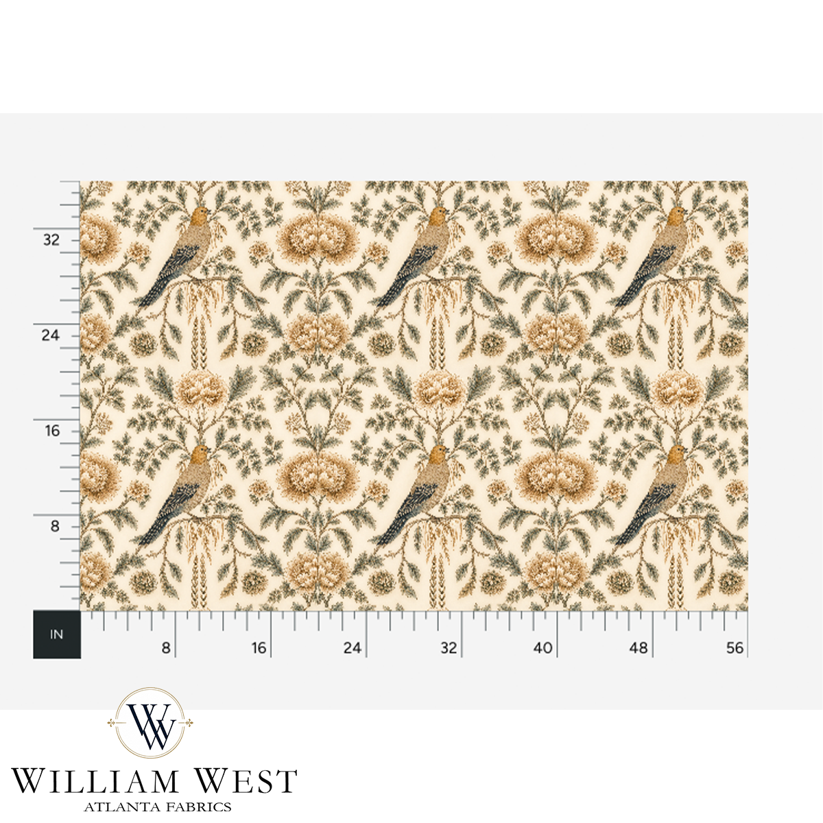 Atlanta Fabrics Ironwood Lane Caramel Fabric | Atlanta Fabrics