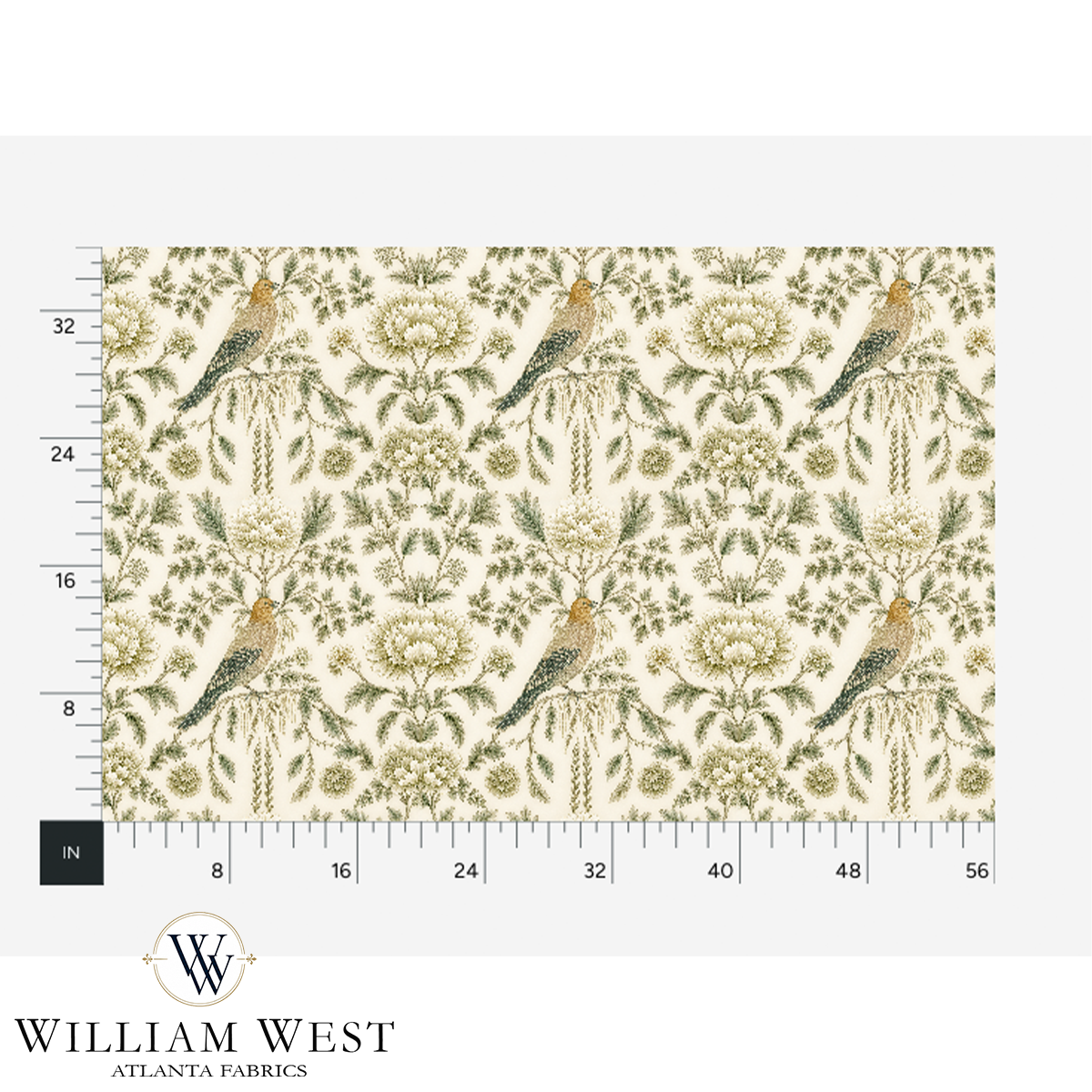Atlanta Fabrics Ironwood Lane Sage Fabric | Atlanta Fabrics