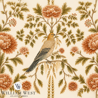Atlanta Fabrics Ironwood Lane Terracotta Fabric | Atlanta Fabrics