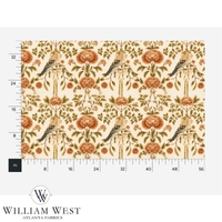 Atlanta Fabrics Ironwood Lane Terracotta Fabric | Atlanta Fabrics