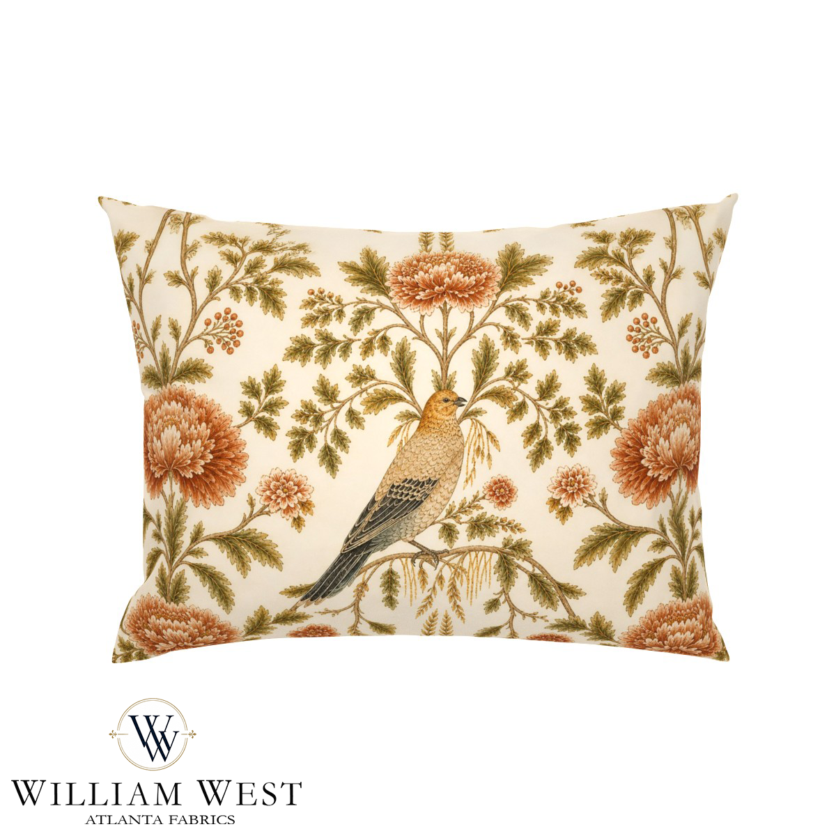Atlanta Fabrics Ironwood Lane Terracotta Fabric | Atlanta Fabrics