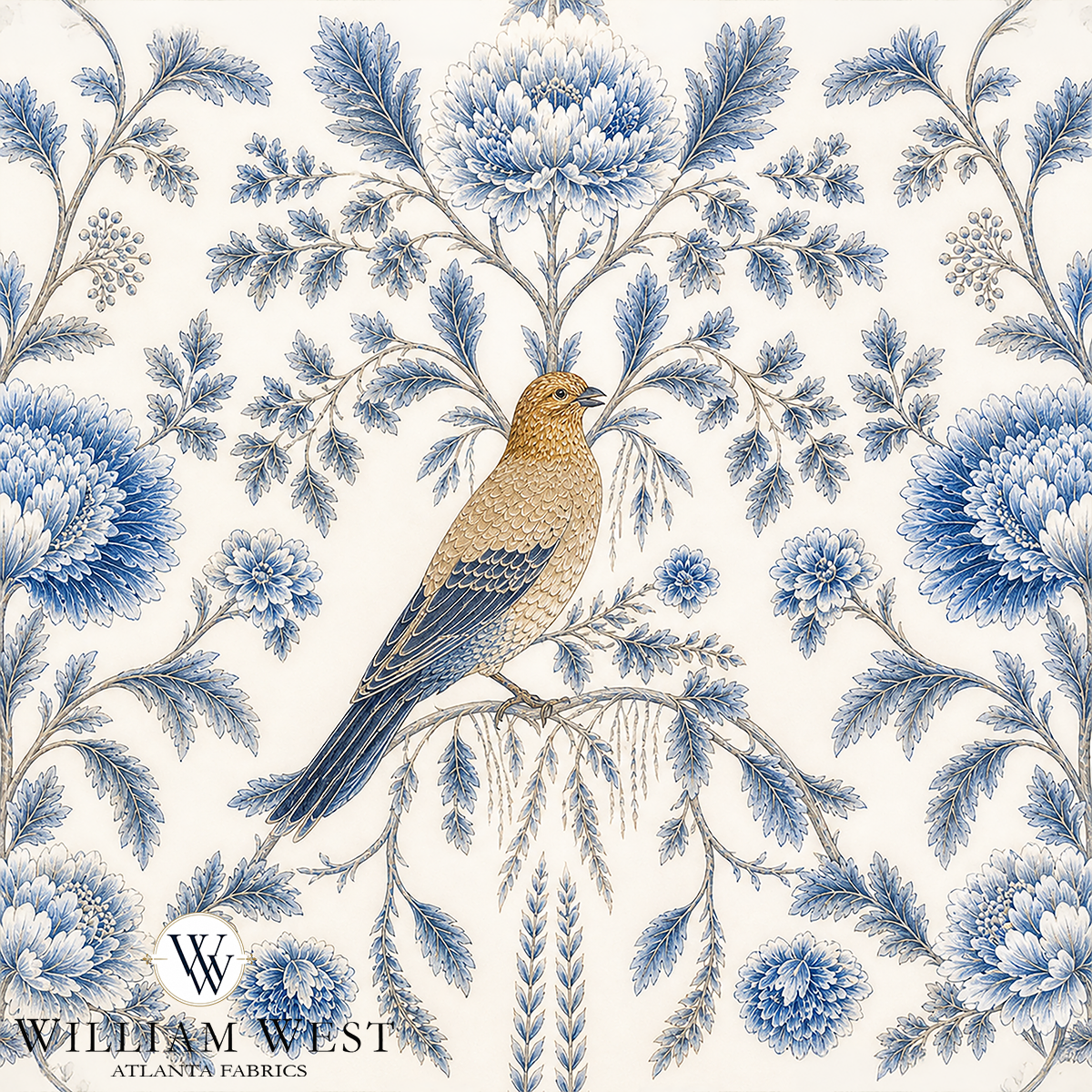 Atlanta Fabrics Ironwood Lane Wedgewood Fabric | Atlanta Fabrics