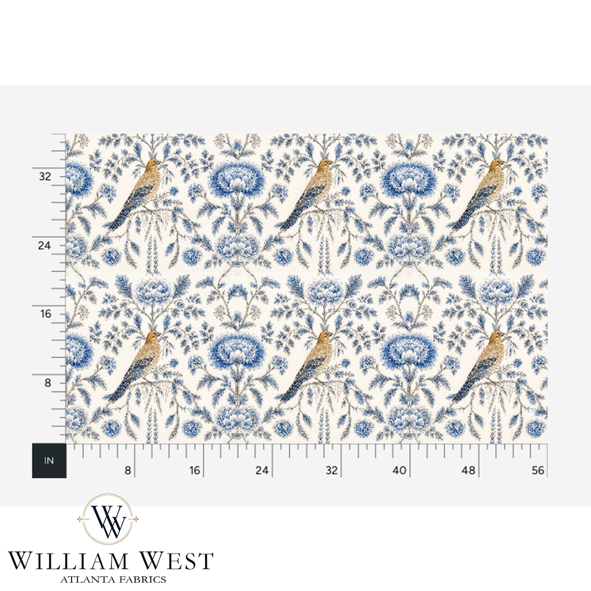 Atlanta Fabrics Ironwood Lane Wedgewood Fabric | Atlanta Fabrics
