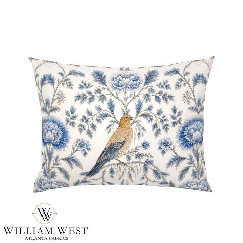 Atlanta Fabrics Ironwood Lane Wedgewood Fabric | Atlanta Fabrics