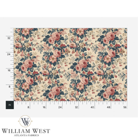 Atlanta Fabrics Island House Amaranth Fabric | Atlanta Fabrics