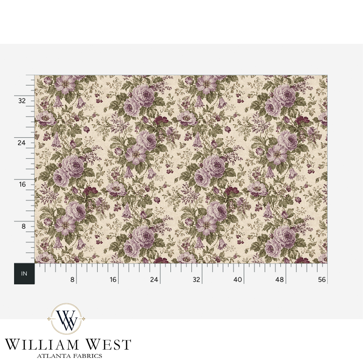 Atlanta Fabrics Island House Lavender Fabric | Atlanta Fabrics