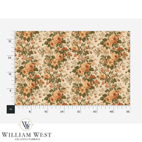 Atlanta Fabrics Island House Tangerine Fabric | Atlanta Fabrics