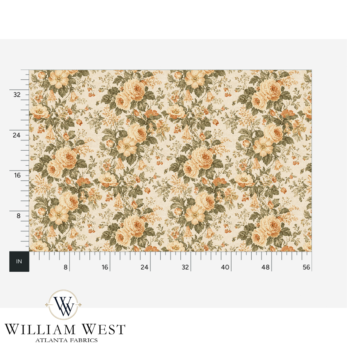 Atlanta Fabrics Island House Yellow Fabric | Atlanta Fabrics