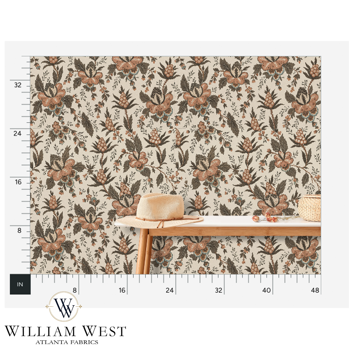 June Blossom Clay Wallpaper