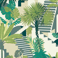 Atlanta Fabrics June Terrace Green Fabric | Atlanta Fabrics